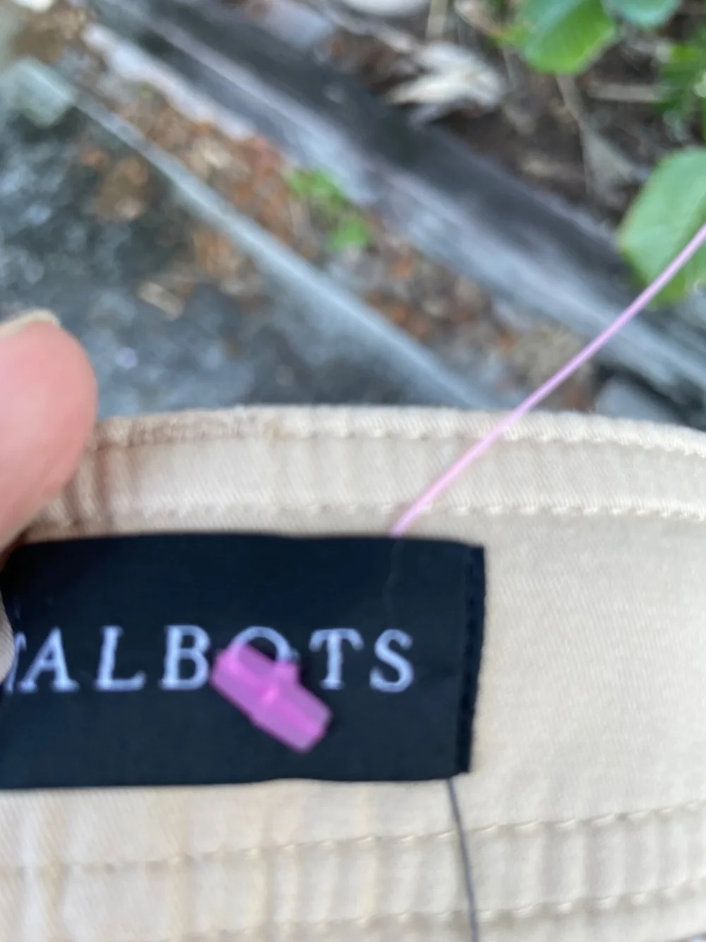 talbots wide ankle heritage khaki pants